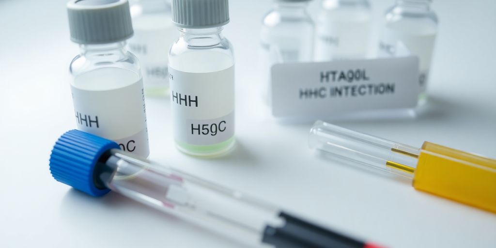 Тестов комплект за HHC на стерилна повърхност.